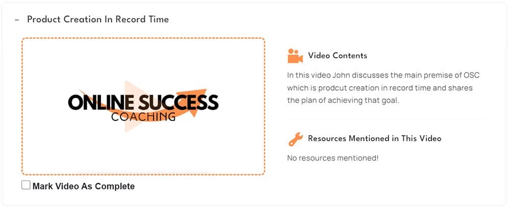 Online Success Coaching Training
