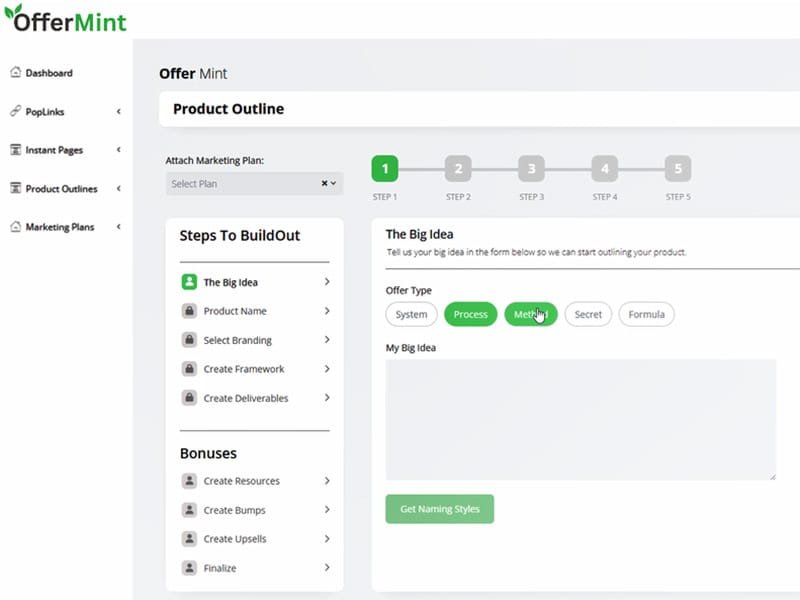 OfferMint - Plan your offer - Free account