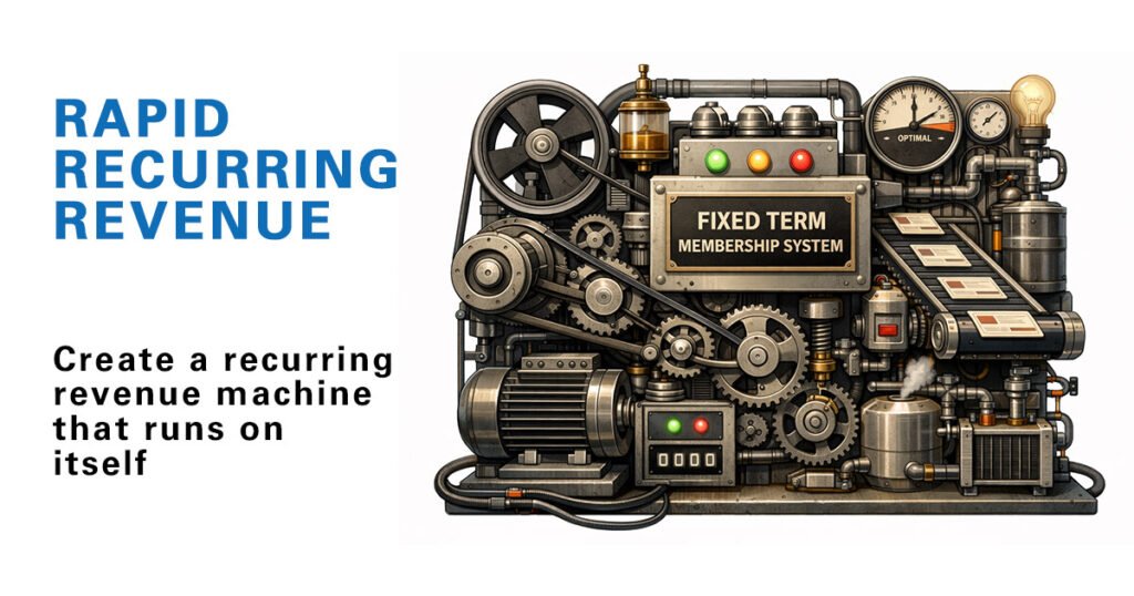 Rapid Recurring Revenue system - Create a fixed term membership fast